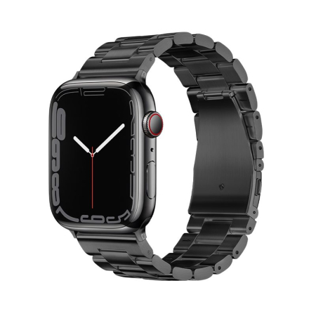 Curele pentru AppleWatch 38/40/41/42mm - Curea pentru Apple Watch Forcell F-Design FA10 cu cataramă din oțel 38 / 40 / 41 / 42 mm neagră
