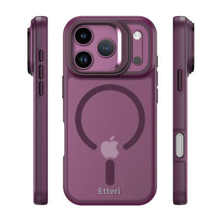 Etteri Morning Fog case for iPhone 17 Pro Max / 18 Pro Max dark cherry [6]