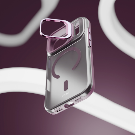 Etteri Morning Fog case for iPhone 17 Pro Max / 18 Pro Max dark cherry [3]