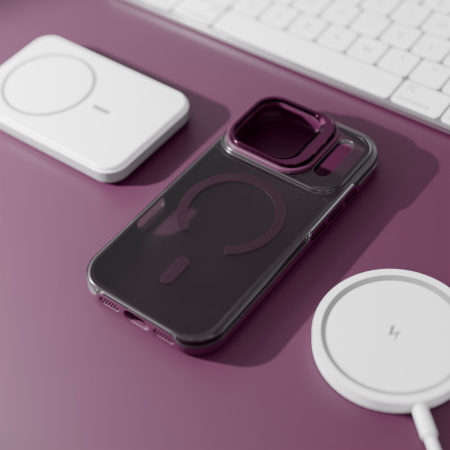 Etteri Morning Fog case for iPhone 17 Pro Max / 18 Pro Max dark cherry [4]