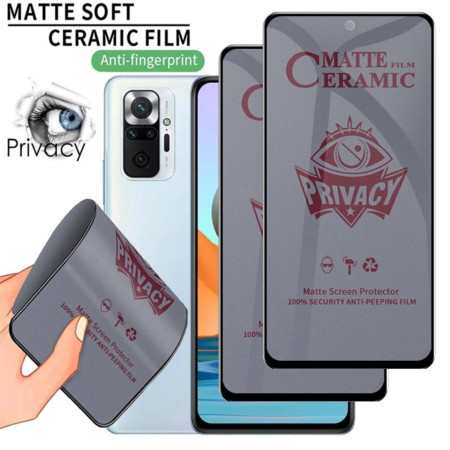 Folie Ceramica Mata Privacy pentru iPhone 13/ 13 Pro/ 14/ 16E/ 17E [8]