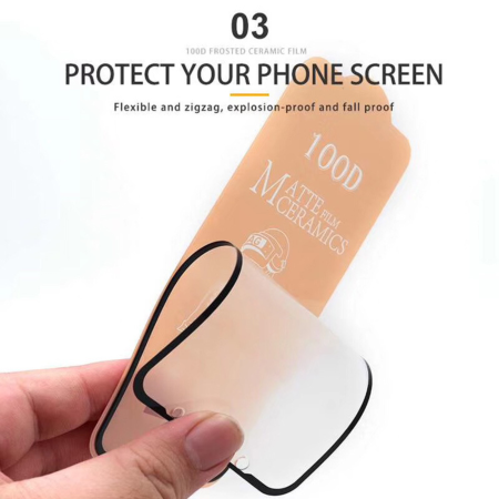 Folie Ceramica Mata Transparenta pentru iPhone 17 Pro [2]