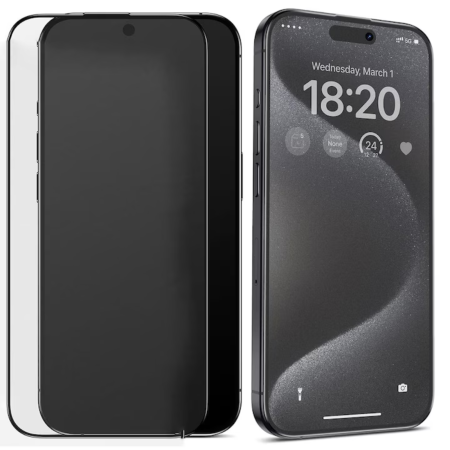 IPHONE 15 PLUS - Folie Ceramica Mata Transparenta pentru iPhone 17 Pro Max