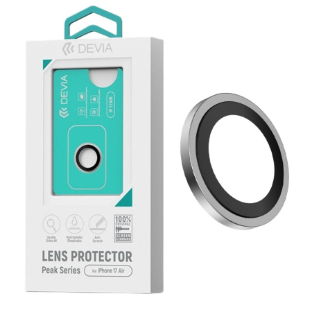 IPHONE 17 AIR - Folie Sticla Camera Peak Series iPhone 17 Air, Argintiu