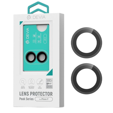 IPHONE 17 - Folie Sticla Camera Peak Series iPhone 17, Black