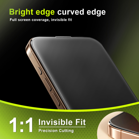 Folie Sticla Securizata Privacy 360 AG Glass Matte pentru iPhone 15 Pro [5]