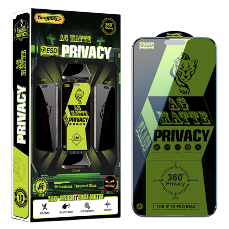 Folie Sticla Securizata Privacy 360 AG Glass Matte pentru iPhone 15 Pro [7]