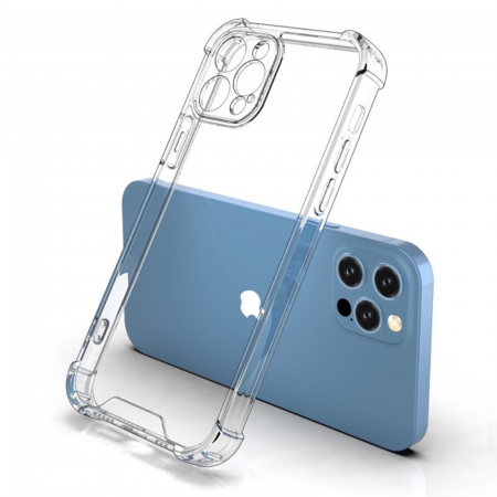 IPHONE 12 MINI - Husa Bumper Anti-Shock Transparenta Full Protection pentru iPhone 12 Mini