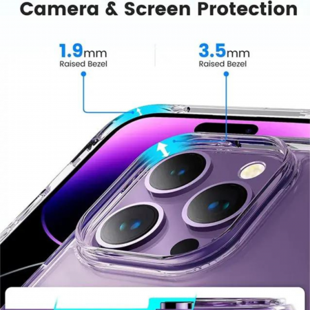 Husa iPhone 16, Bumper Anti-Shock Transparenta [2]
