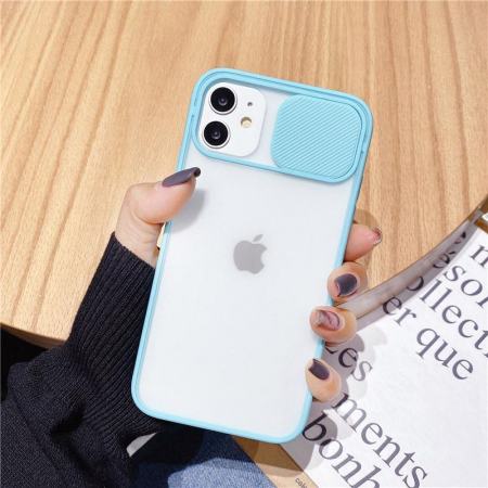 Husa cu protectie camera pentru Iphone 12 Pro Turcoaz [1]