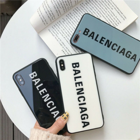 Husa Design Balenciaga din Sticla si Silicon pentru iPhone 12, Alba [6]