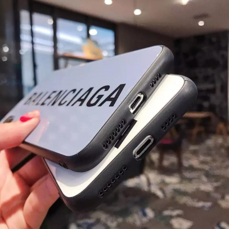 Husa Design Balenciaga din Sticla si Silicon pentru iPhone 12, Alba [8]