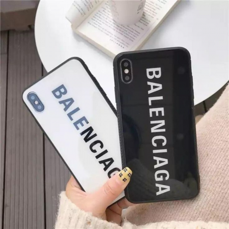 Husa Design Balenciaga din Sticla si Silicon pentru iPhone 12, Alba [7]