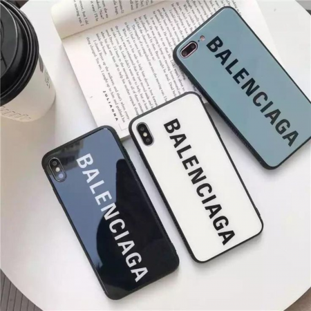 Husa Design Balenciaga din Sticla si Silicon pentru iPhone 14, Neagra [4]