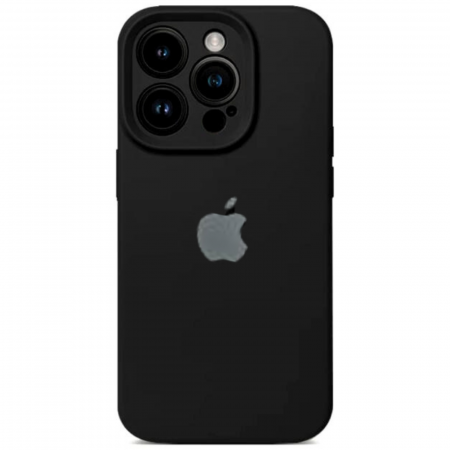 HUSE IPHONE - Husa pentru iPhone 16, Silicon cu Protectie Camera, Neagra