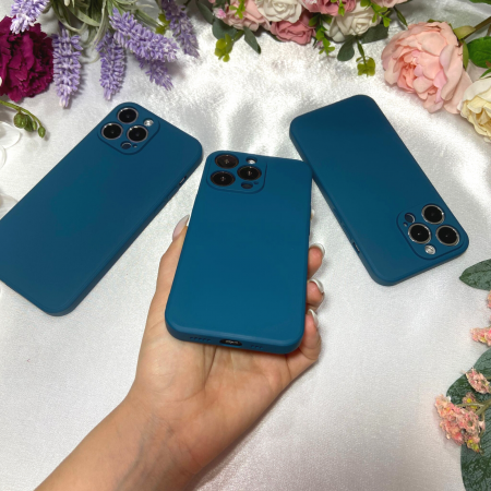 Husa din Silicon Full Protection pentru iPhone 11 Pro, Navi-Blue [2]