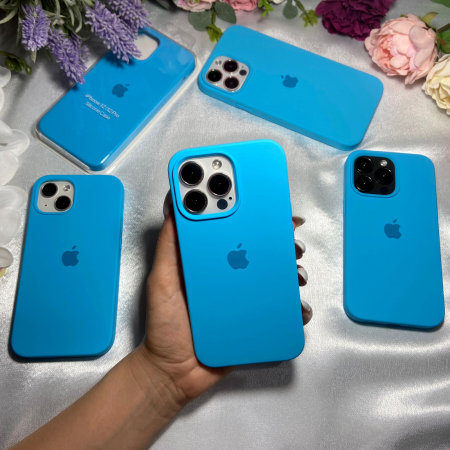 IPHONE 13 PRO - Husa din Silicon pentru iPhone 13 Pro,  Albastru
