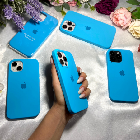 Husa din Silicon pentru iPhone 13 Pro,  Albastru [2]