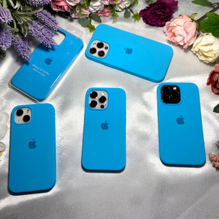 Husa din Silicon pentru iPhone 13 Pro,  Albastru [3]