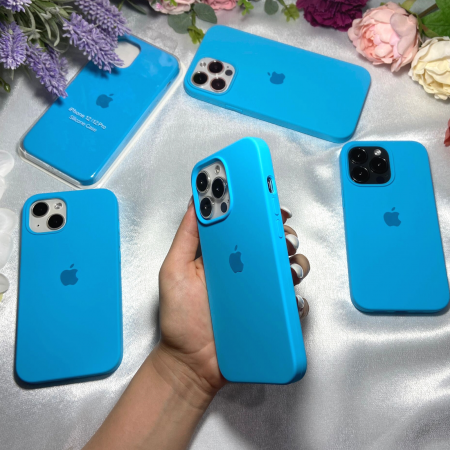 Husa din Silicon pentru iPhone 13 Pro,  Albastru [1]