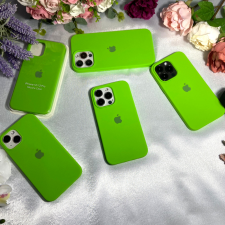 Husa din Silicon pentru iPhone 15 Pro, Lime [2]