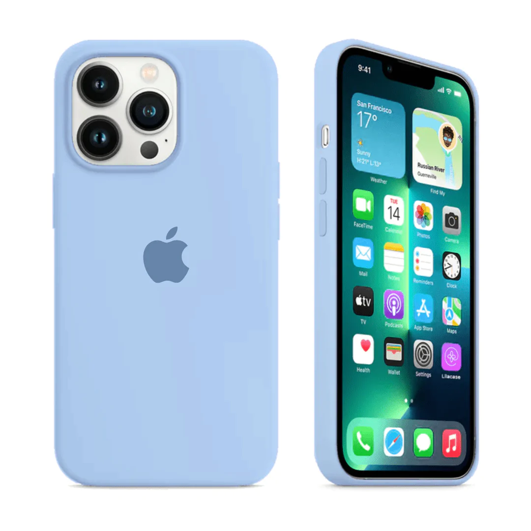 IPHONE 12 PRO - Husa MagSafe de Silicon pentru Iphone 12/12 Pro - Cloud Blue