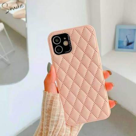 Husa Elegant, Piele, pentru iPhone 14 Pro, Pink [3]