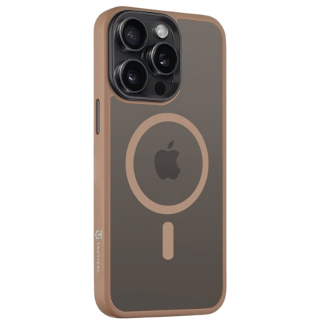 IPHONE 15 PRO MAX - Husa iPhone 15 Pro Max, Tactical MagForce Hyperstealth, Brown Latte