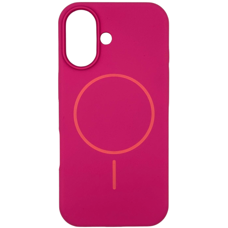 IPHONE 16 - Husa iPhone 16 din Silicon cu Microfibra la Interior si MagSafe, Purple