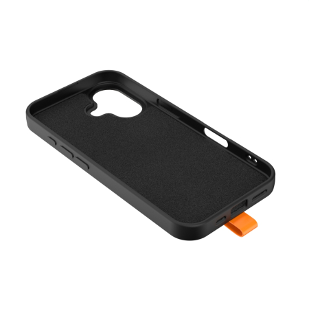 Husa iPhone 17, Loop Thin MagSafe, Black-Orange [2]