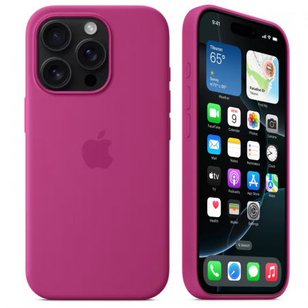Husa iPhone 16 Pro Max, MagSafe Silicon, Fuchsia [3]