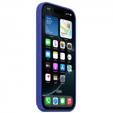 Husa iPhone 16 Pro, MagSafe Silicon, Ultramarine [2]