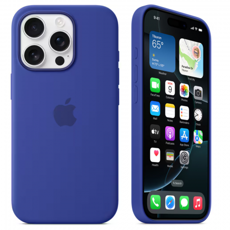 Husa iPhone 16 Pro Max, MagSafe Silicon, Ultramarine [4]