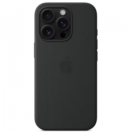 Husa iPhone 16 Pro, MagSafe Silicon, Black [1]