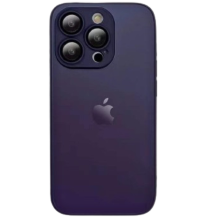 IPHONE 16 PRO MAX - Husa iPhone 16 Pro Max, AG Glass MagSafe, Sticla si Silicon cu Protectie Lentile Camera, Deep Purple - Mat
