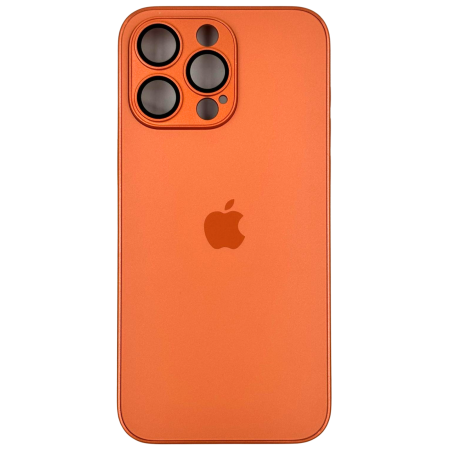 IPHONE 16 PRO MAX - Husa iPhone 16 Pro Max, AG Glass MagSafe, Sticla si Silicon cu Protectie Lentile Camera, Orange - Mat