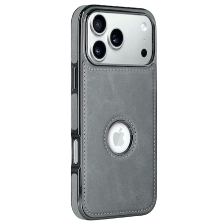 IPHONE 16 PRO MAX - Husa iPhone 16 Pro Max, Business din Piele, Grey