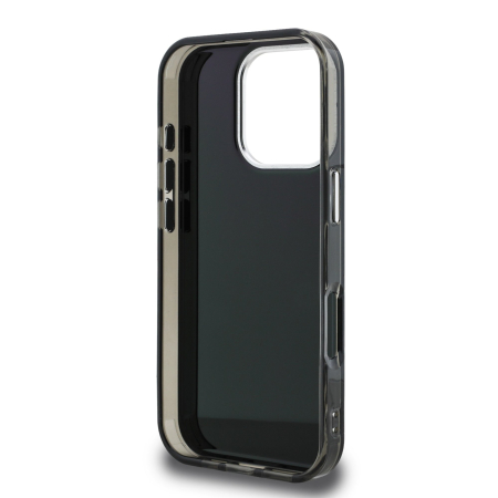 Husa iPhone 16 Pro Max Karl Lagerfeld IML Aquarelle Choupette, Black [5]