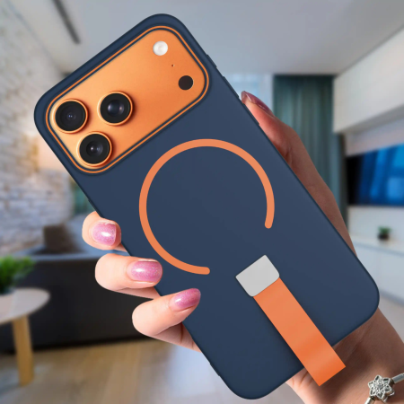 Husa iPhone 17 Pro Max, Loop Thin MagSafe, Blue-Orange [1]
