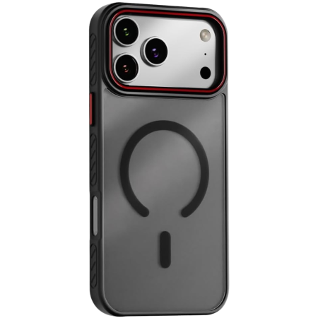 IPHONE 16 PRO MAX - Husa iPhone 16 Pro Max, ShockProof, Frosted Mate, Non-Slip, Black