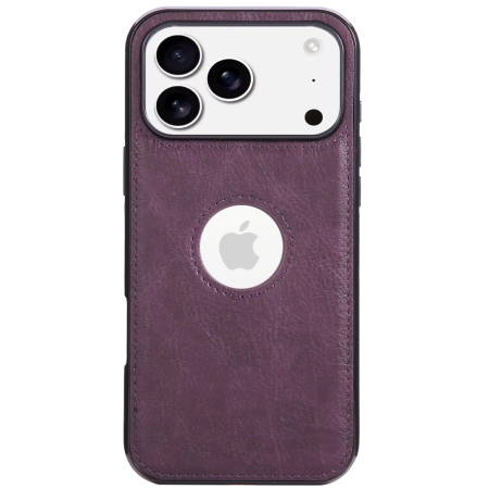 IPHONE 16E - Husa iPhone 16e/ 17e, Business din Piele, Purple