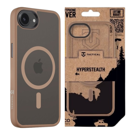 Husa iPhone 16E/ 17E, Tactical MagForce Hyperstealth, Brown Latte [2]