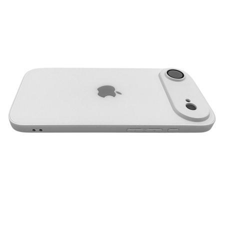 Husa iPhone 17 Air, AG Glass MagSafe, Sticla si Silicon cu Protectie Lentile Camera, Alb Perlat - Mat [3]