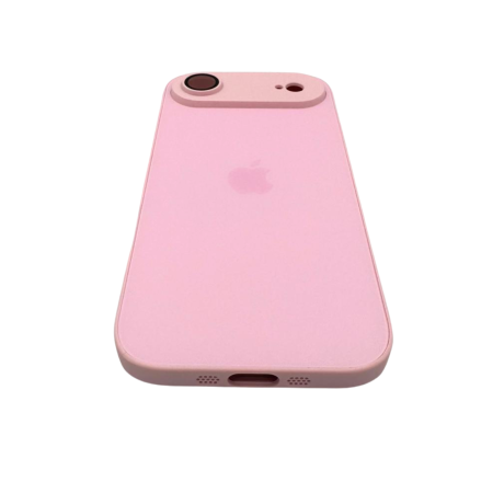 Husa iPhone 17 Air, AG Glass MagSafe, Sticla si Silicon cu Protectie Lentile Camera, Chanel Pink - Mat [3]