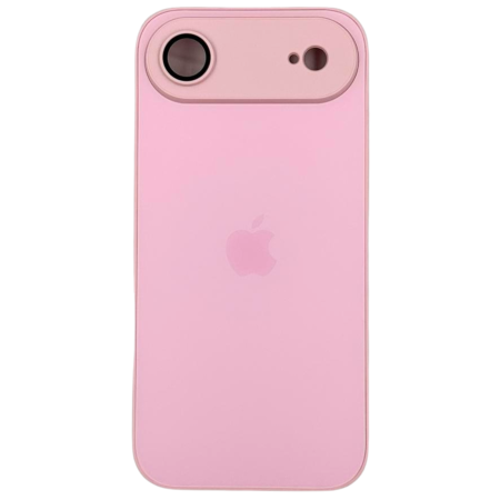 IPHONE 17 AIR - Husa iPhone 17 Air, AG Glass MagSafe, Sticla si Silicon cu Protectie Lentile Camera, Chanel Pink - Mat