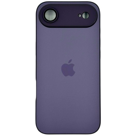 IPHONE 17 AIR - Husa iPhone 17 Air, AG Glass MagSafe, Sticla si Silicon cu Protectie Lentile Camera, Deep Purple - Mat