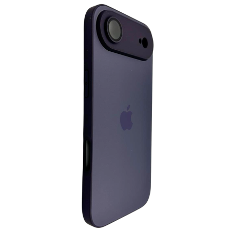 Husa iPhone 17 Air, AG Glass MagSafe, Sticla si Silicon cu Protectie Lentile Camera, Deep Purple - Mat [1]