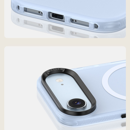 Husa iPhone 17 Air, Benks MagSafe, Camera Control, Lucid Armor Anti-Fingerprint Blue [1]