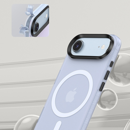 Husa iPhone 17 Air, Benks MagSafe, Camera Control, Lucid Armor Anti-Fingerprint Blue [8]