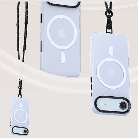 Husa iPhone 17 Air, Benks MagSafe, Camera Control, Lucid Armor Anti-Fingerprint Blue [4]